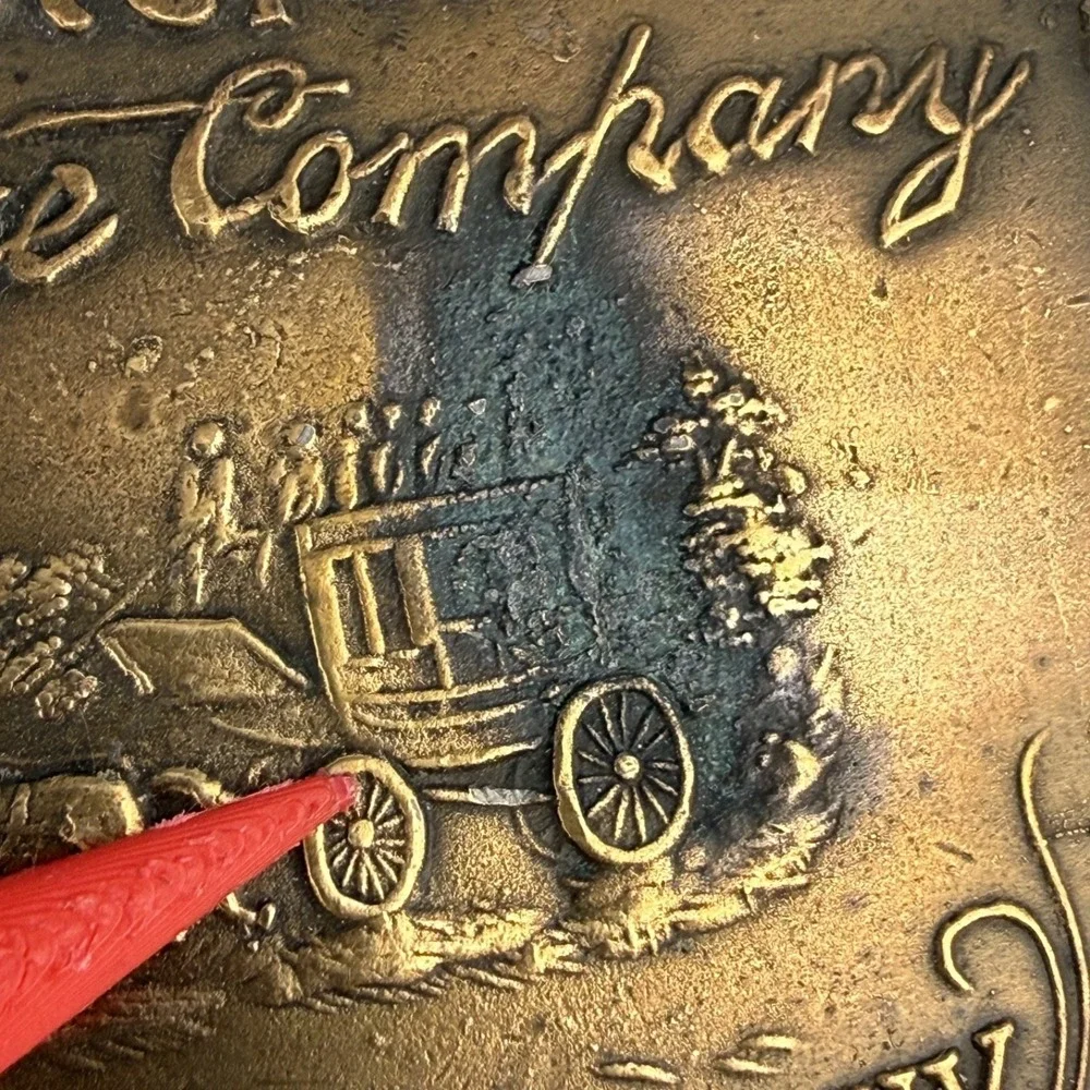 Vintage Belt Buckle‎ Southwestern Stage Company American Express Company